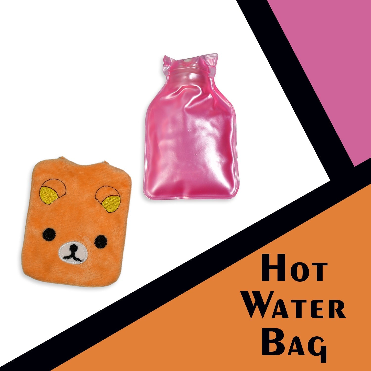 6503 Orange Panda small Hot Water Bag with Cover for Pain Relief, Neck, Shoulder Pain and Hand, Feet Warmer, Menstrual Cramps. 6503 Orange Panda small Hot Water Bag with Cover for Pain Relief, Neck, Shoulder Pain and Hand, Feet Warmer, Menstrual Cramps.